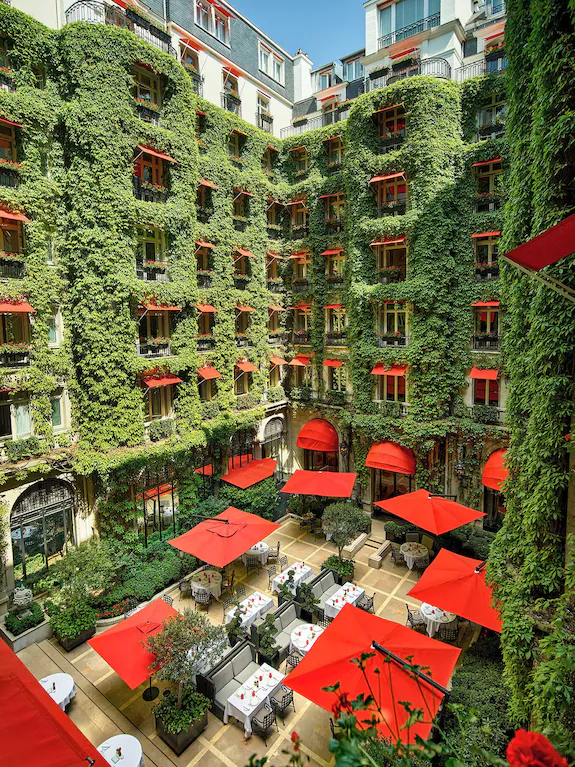 Dîner au Plaza Athénée · Paris